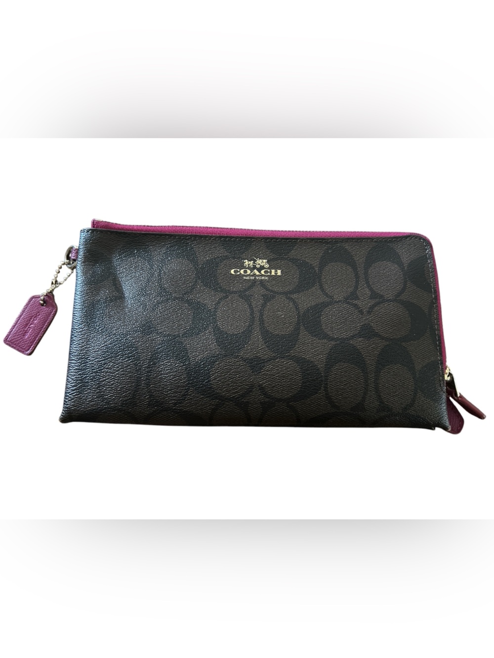Coach Classic Signature Wristlet
